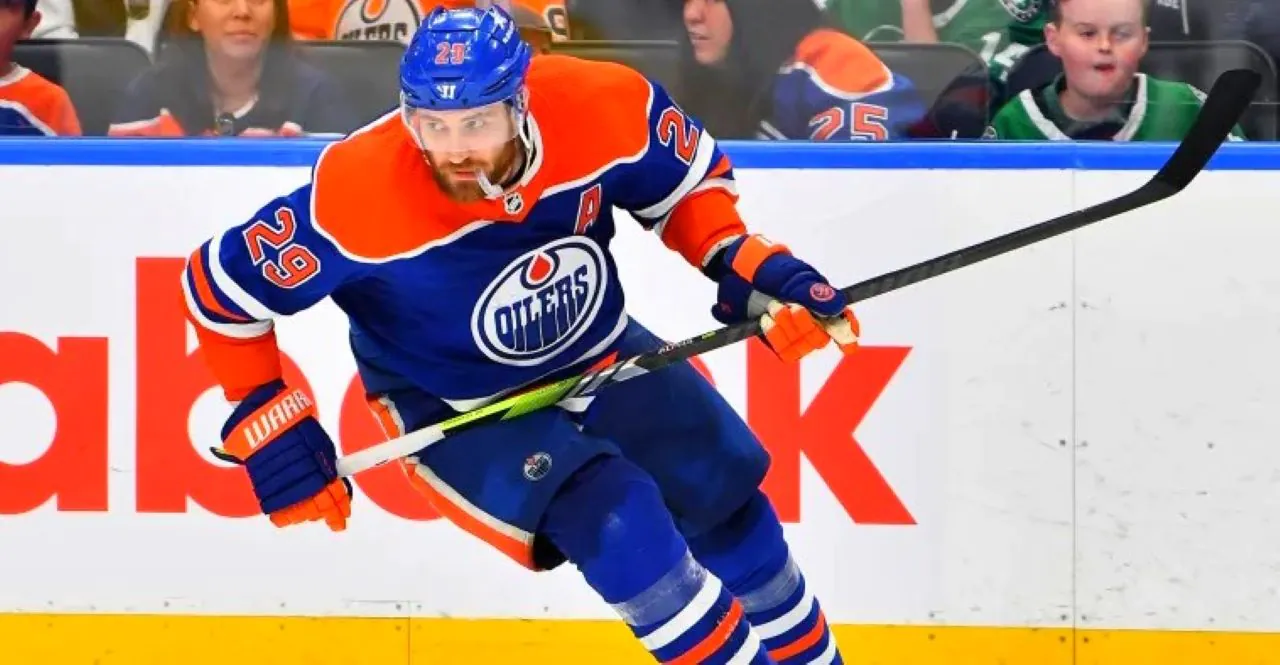 Leon Draisaitl on ice